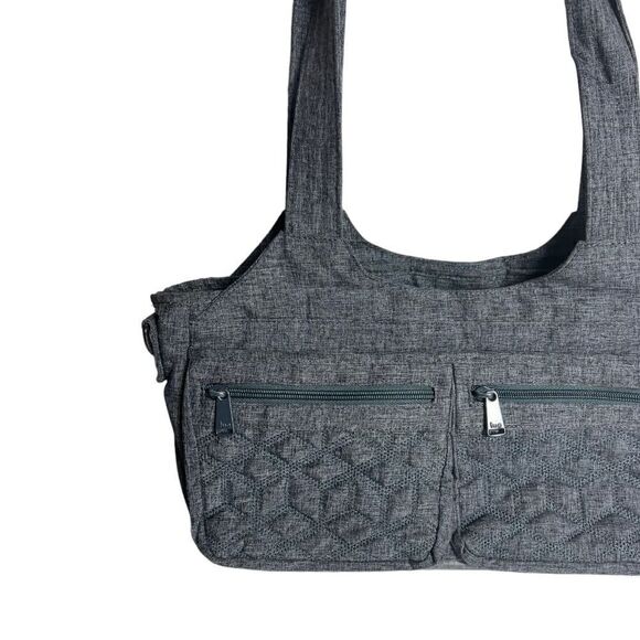 Lug Streetcar East West Shallow Travel Bag Grey - Picture 4 of 7